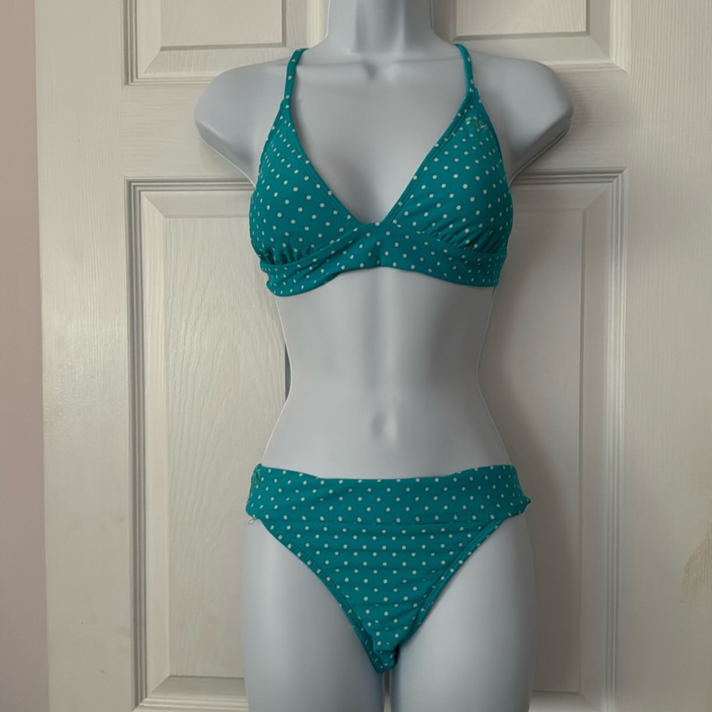 Polka dot swimsuit